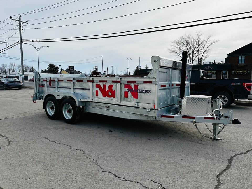 Dump trailer N & N - 7 X 14